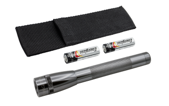 Mini – LED AA Flashlight – Holster Pack