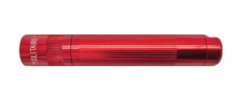 Solitaire LED Key Chain Flashlight – Red – Custom Engraving