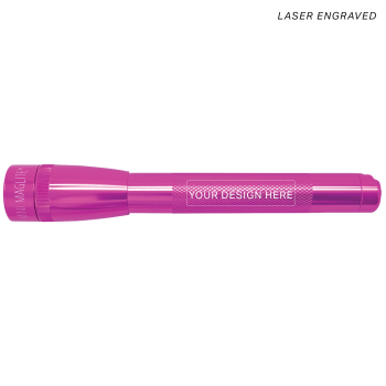 Mini Pro LED Flashlight – Pink – Custom Engraving
