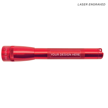 Mini Pro LED Flashlight – Red – Custom Engraving