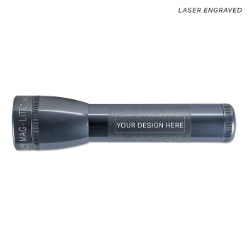 ML25LT LED 2-Cell C Flashlight – Gray – Custom Engraving